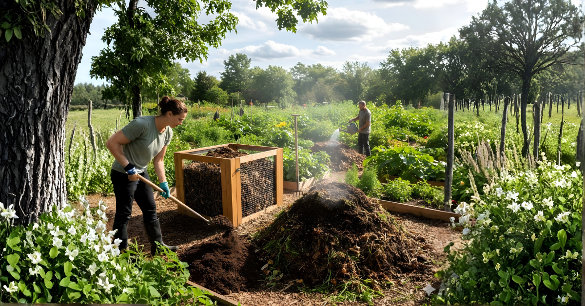 Ccompost at gardenperfect mixture